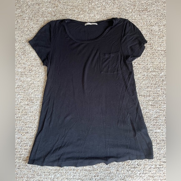 basic black tee - Picture 1 of 3
